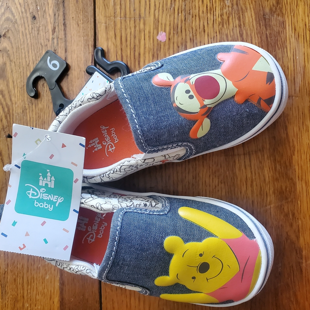 Disney Kids Slip-On Shoes - Blue and Orange